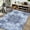 blue, variant on Geetinfly 0 5in*7in Area Rug Traditional Bohemian Floral Area Rug Anti-Slip SoFT Area Rugs Foldable Thin Floor Carpet for Home Office Dining Room Beige/Grey Beige