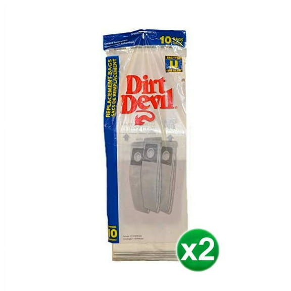 Replacement Part For Dirt Devil 3920048001 Vacuum Cleaner Tye U 20 Bags Model Ultra 89200
