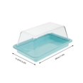 thumbnail image 2 of CNKOO Butter Dish Container Cheese Keeper Holder Storage Tray Saver Food Plastic Covered French Box Sliced Lid Containers, 2 of 7