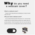thumbnail image 5 of Webcam Cover Slide (Ultra Thin) for Laptops, MacBook, MacBook Air, iMac, Chromebook, Acer, Asus, HP, Dell, Lenovo, etc. [3-Pack]. Protect Your Privacy! (Black), 5 of 5