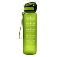 thumbnail image 1 of 32 oz Motivational Water Bottle Large Capacity Sports Water Bottle with Time Marker and Safe Lock High Temperature Resistance Leakproof BPA Free Reusable Flip Top Water Bottle, 1 of 7