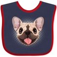 thumbnail image 3 of Inktastic French Bulldog Dog Boys or Girls Baby Bib, 3 of 4