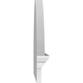 thumbnail image 4 of Ekena Millwork 50"W x 19-3/8"H x 2-3/4"P Segment Arch 4 Spoke Architectural Grade PVC Combination Pediment, 4 of 7