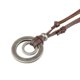thumbnail image 3 of Collar colgante retro de cuero Yinane para hombres, 3 of 8