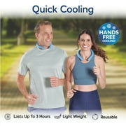 Arctic Air® Neck Chill Gel Neck Wrap for Cooling, Portable Hands-Free Comfort, Reusable