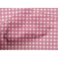 thumbnail image 4 of oneOone Cotton Silk Fabric Gingham Check Printed Craft Fabric BTY 42 Inch Wide, 4 of 4
