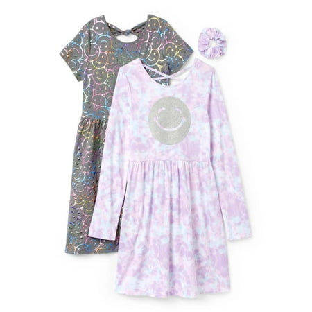 

Freestyle Revolution Toddler Girl 2Pk Dresses with Matching Head Piece Sizes 12M-4T