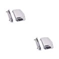 thumbnail image 2 of relayinert Guitare Électrique Pont Fixe Réglable Couleur Chrome Couvre-Queue Installation Facile Kit de Selle Enfants Débutants 2Set, 2 of 6