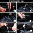 thumbnail image 3 of CheroCar Gear Shift Knob Cover T Handle Sticker Trim Decoration for Dodge Challenger 2009-2014, 3 of 11