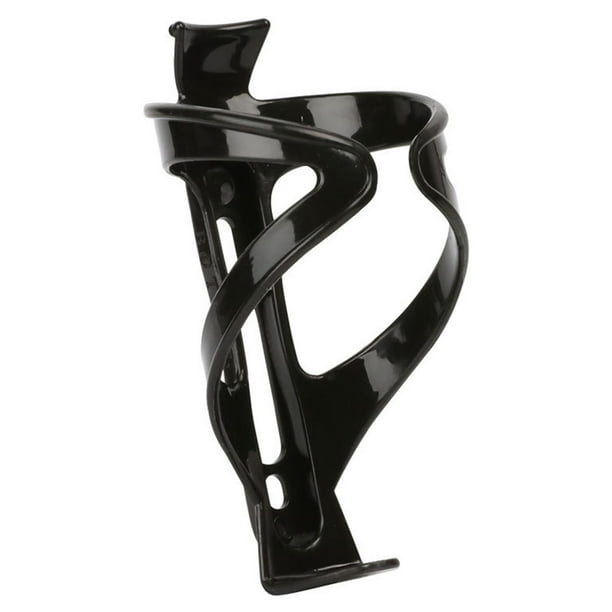 Portabotellas ligero de plástico para bicicleta de montaña, color negro, para ciclismo al aire libre.