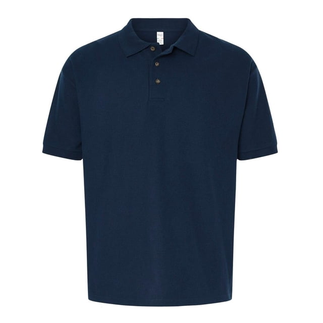 Playera M&O Knits Polo de Dos Botones y Manga Corta