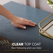 Minwax Polycrylic Protective Finish, Clear Semi-Gloss, Clear, 1/2 Pint
