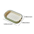 thumbnail image 3 of Vaidha Soap Box Household Soap Box Bathroom Countertop Soap Bathroom Shelf, 3 of 9