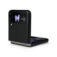 thumbnail image 3 of Mantto Case for Samsung Galaxy Z Flip 3 with Strong Magnetic Attraction Slim Thin Fit Profile Case, Luxury PU leather Soft Silicone Shockproof Protective Folding Cover for Samsung Z Flip3,Black, 3 of 8