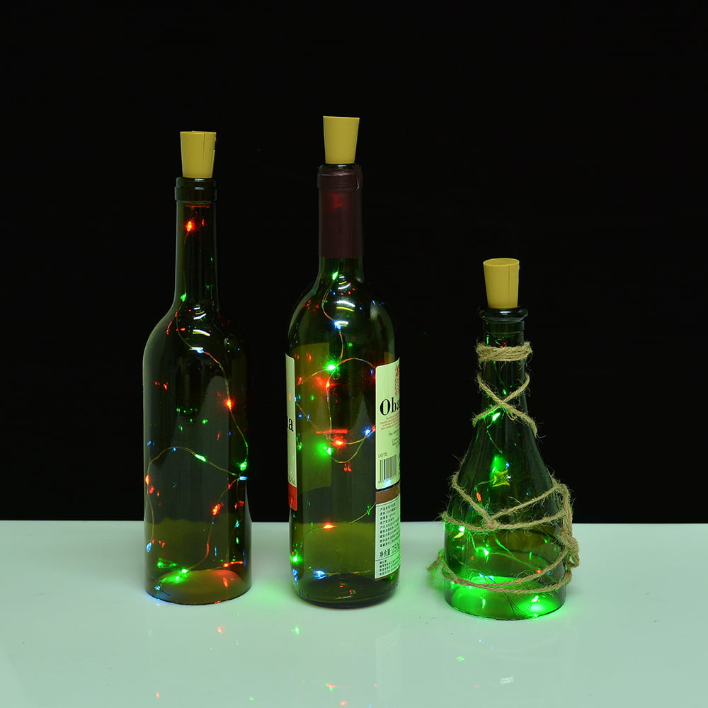 LOTS Wine Bottle Cork Lights Copper LED Light Strips Rope Lamp Kit DIY for Decor 