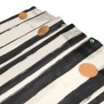 thumbnail image 3 of Yayeee Shower Curtain with Hooks 72"x72" Waterproof Fabric Bathroom Hanging Decor, Black Abstract Stripes, 3 of 5