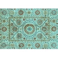 thumbnail image 1 of Ahgly Company Indoor Rectangle Abstract Light Blue Modern Area Rugs, 7' x 10', 1 of 4
