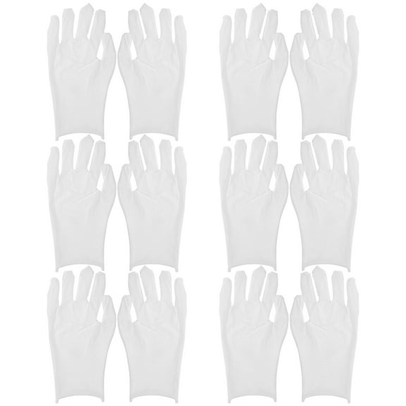 HONMEET 6 Pairs Men's Cotton Work Gloves Soft Breathable Gloves for Daily Use and Handling Tasks