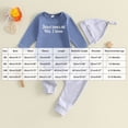 thumbnail image 3 of larppty Jesus Loves Me Baby Clothes Newborn Coming Home Outfit Infant Boys Fall Winter Long Sleeve Romper Tops and Pants Set, 3 of 4