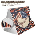 thumbnail image 2 of FORMRS A4 Clipboard Folder with Pen Holder Horizontal Foldable School Office Binder, Baseball Pattern, 2 of 9