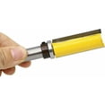thumbnail image 3 of Broca enrutadora de copia, fresadora de madera, vástago de 8 mm, hoja de 38 mm en acero de aleación de alta calidad para trabajar madera maciza/tableros de partículas/MDF a mano, amarillo, 3 of 5