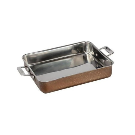 

3 qt Hotstone Coffee Cucina Small Square Pan - Induction Bottom