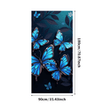 thumbnail image 3 of LUUFILx Blue Butterfly Themed Background Banner Party Decorations Backdrop Photography Props for Celebrations Gatherings and Photo Shoots, 3 of 7
