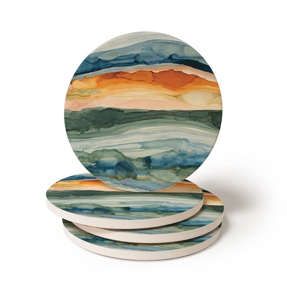 Posavasos Shell Rummel Acuarela Amanecer