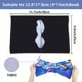 thumbnail image 2 of Book Cover Butterfly Flower Rectangle Nylon Book Protector Suitable 7x10 Inch Books Stretchable Washable Reusable Elastic Notebook Wraps for Softcover Paperbacks Textbook Hardcover Gifts Colorful, 2 of 6