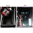 thumbnail image 4 of Car Armrest Console Organizer Tray Stowing Organizer Storage Box for Tesla Model 3 Insert ABS Black Materials Tray, Armrest Box Secondary Storage, 4 of 7