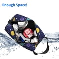 thumbnail image 4 of Uemuo Astronaut Corgi Pattern Portable Toiletry Bags with Handle, Waterproof travel Make up Bags for Women, Large Capacity Travel Cosmetic Bags, 4 of 9
