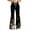 Black, variant on Women's Fashion Loose Drawstring Waist Floral Print Casual Sports Flared Pants, Elastic Joggers Sweatpants, Stylish Yoga Pants for Women,Light Gray,M