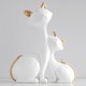 thumbnail image 2 of Estatuilla de Gato Zulema decoración para el hogar de resina, 2 of 7