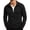 Black, variant on Mens Full Zip Jackets Soft Stretch Fleece Long Sleeve Slim Fit Warm Coats For Active Casual & Layering Wear