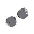 thumbnail image 1 of Qarigey Gafas de sol Retro sin marco para mujer, lentes degradados de gran tamaño, protección UV400, gafas de sol de Metal para mujer, color Type3 NO3, 1 of 6