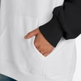 thumbnail image 5 of Oversized Hoodies for Women 2025 Fall Winter Long Sleeve Color Block Hooded Sweatshirt with Pockets Pullover Tops, 5 of 7