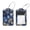 multicolored 1, variant on PhooArto 2 Pcs Luggage Tags, Giant Magnolias Painting Privacy Cover ID Label with Stainless Steel Loop and Address Card for Travel Bag Suitcase
