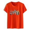 thumbnail image 1 of Camisas de Acción de Gracias Para Mujer, Camiseta de Manga Corta Con Cuello Redondo de Calabaza A La Moda, Blusas Sueltas Con Estampado de Verano Odeerbi ODB204509, 1 of 4