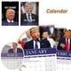 thumbnail image 2 of Wartleves ❀Calendario de pared mensual de 12 meses con regalos de Donald Trump 2025, 2 of 6