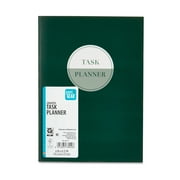 (4 pack) Pen+Gear Task Planner, Undated, Emerald Green Paper Cover, 112 Pages, Medium Size