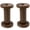 brown, variant on 2pcs Wooden Empty Spools for Wire, Bobbins Wood Sewing Embroidery Thread Spool Bobbins for Wire Weaving Arts DIY Wood Projects