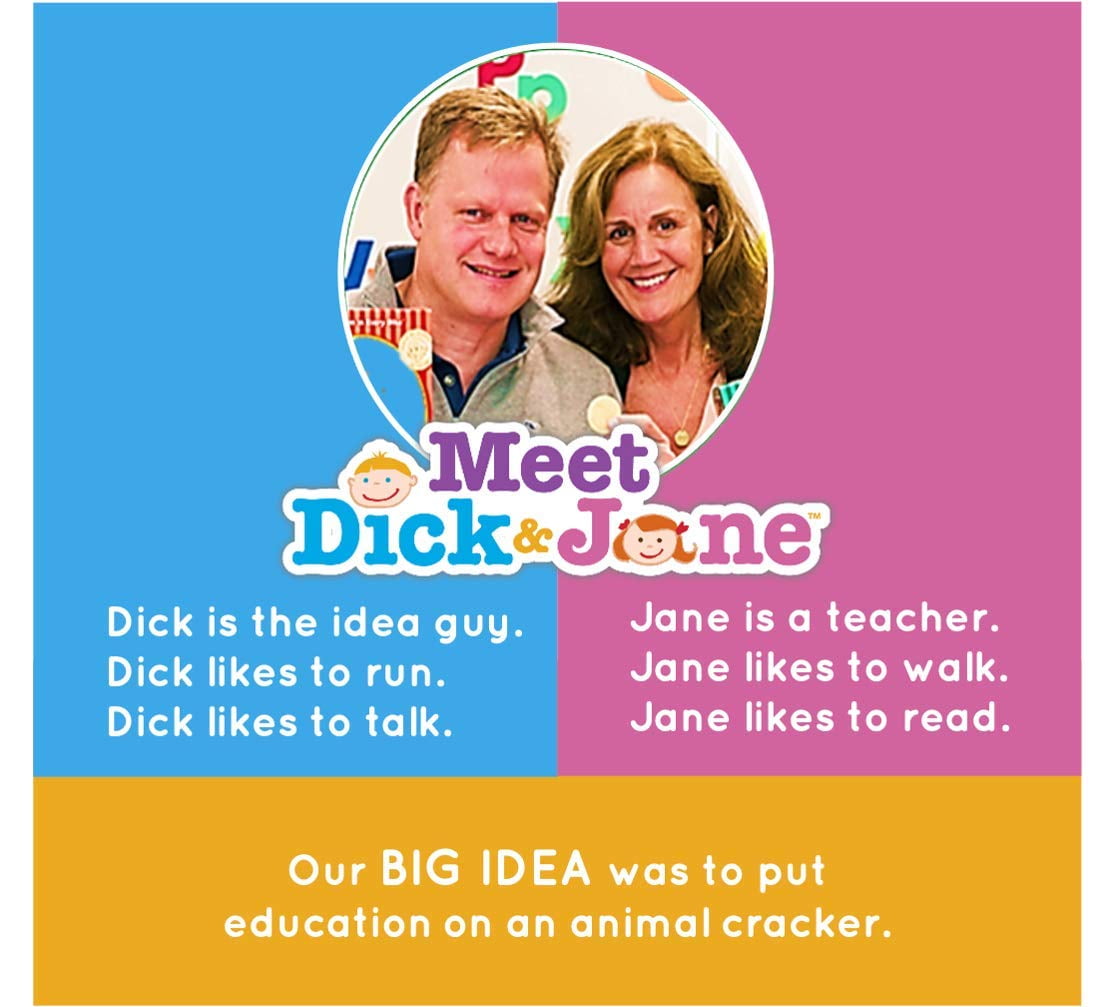 Dick & Jane Food & Nutrition Educational Snack Crackers, 1 Ounces, 120 Per Case