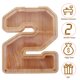 thumbnail image 2 of GOOHOCHY Alcancía de madera irrompible para niños, caja de ahorro con forma de figura, 2 of 8