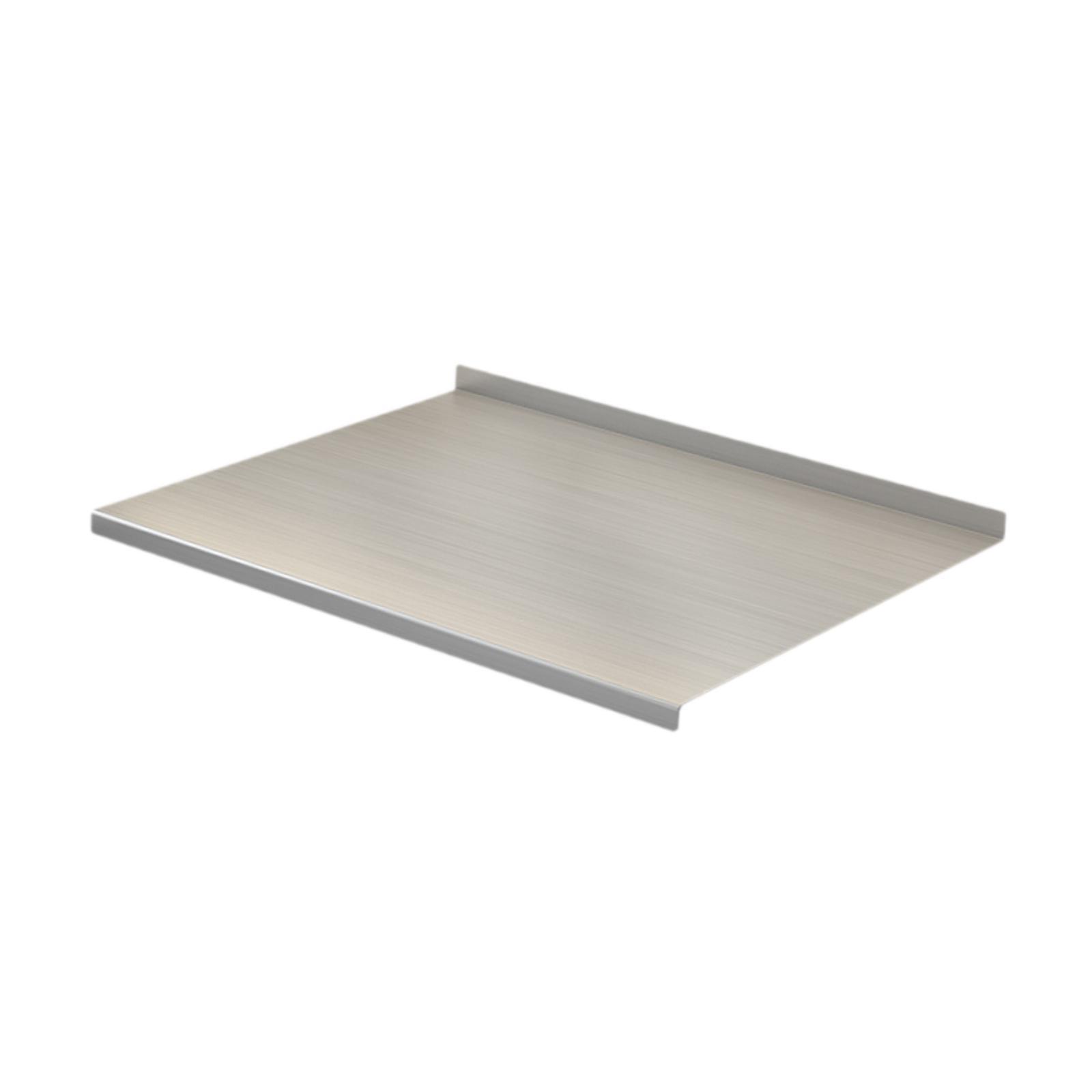 CarpNettore Stainless Steel Cutting Board Biscuits Board for Slicing Fruits Carving Meat 40cmx30cm