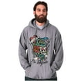 thumbnail image 3 of No Regrets Skull Snake Rose Tattoo Hoodie Sweatshirt Women Men Brisco Brands X, 3 of 6