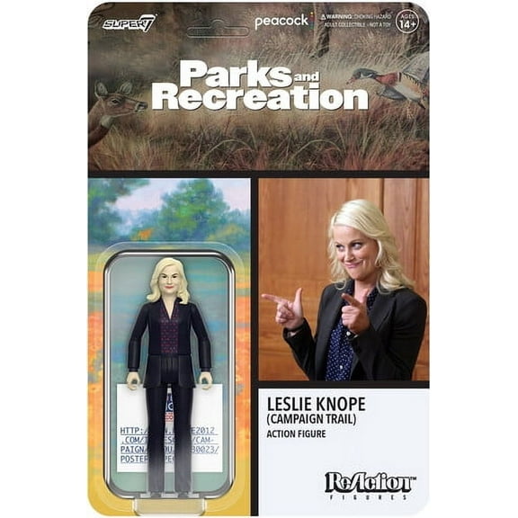 Super7 - Parks And Recreation - ReAction Wv4 - Leslie Knope (Campaign Trail), Super7, Gifts
