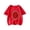 Red, variant on LYMAYTER Kids Girls Short-Sleeve T-Shirt Toddler Summer 100% Organic Cotton Tees Shirt Blouse Sequins Casual Cotton Shirt for 3-14Y