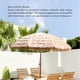 thumbnail image 3 of Sombrilla De Patio Tiki Con Techo De Paja Con Altura Ajustable, Función De Inclinación Y Poste De Acero Metálico, Sombrilla De Patio Con Techo De Paja Playa, Jardín, 3 of 7