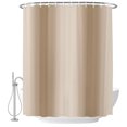 thumbnail image 2 of Khaki Ombre Shower Curtains for Bathroom, Farmhouse Beige Gradient Modern Art Waterproof Fabric Shower Curtain, Decorative Bathroom Curtain for Bathtub, 72"x84" , No Hooks Included, 2 of 9