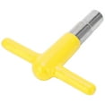 thumbnail image 2 of Tambour Clé de Réglage, Alliage de Zine Tambour Robuste Durable T en Forme de Clé Tambour Accessoires pour les Amateurs de Musique pour les Débutants Rouge, Jaune, Noir, Bleu, 2 of 8